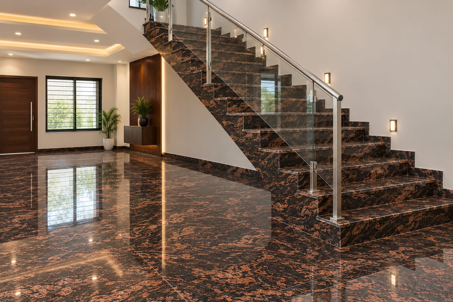 Himalayan Red North natural stone slab