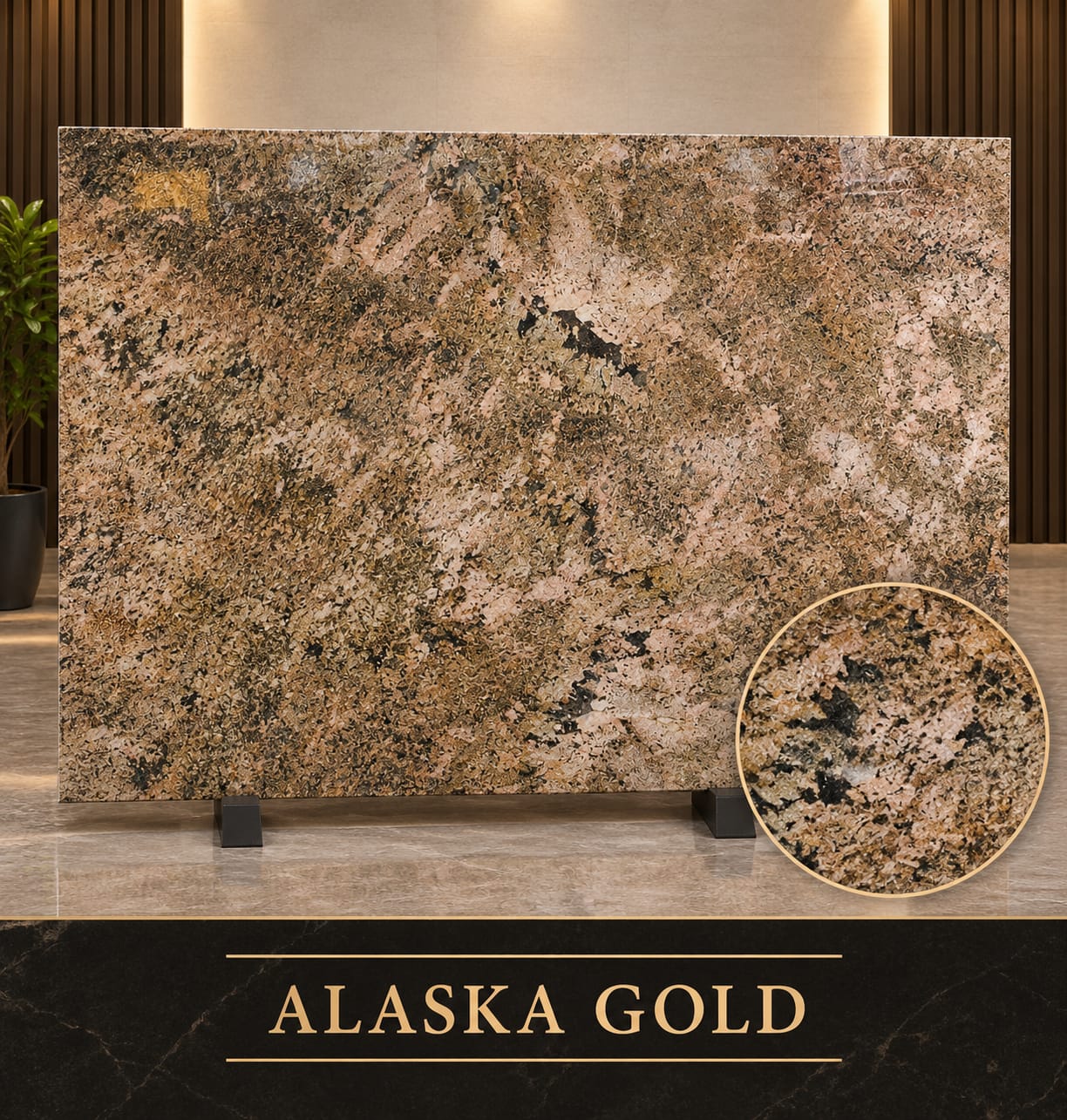 Alaska Gold  slab